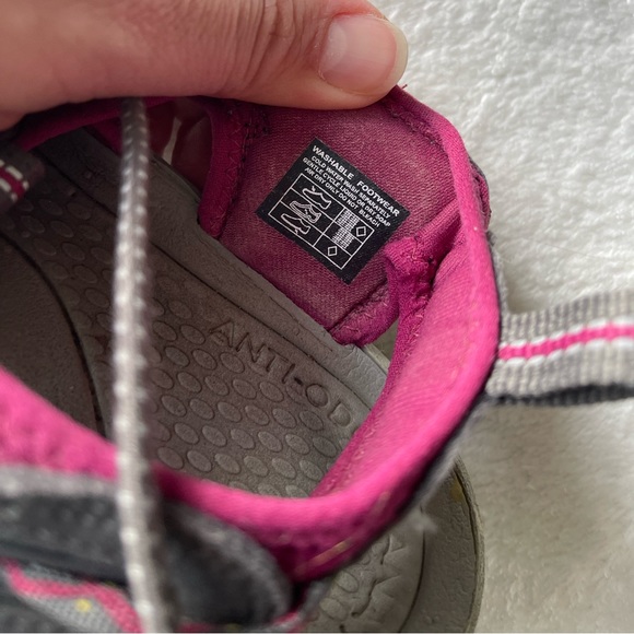Keen Women’s Grey/Pink Closed Toe Sandals Size 7.5 - Picture 7 of 9